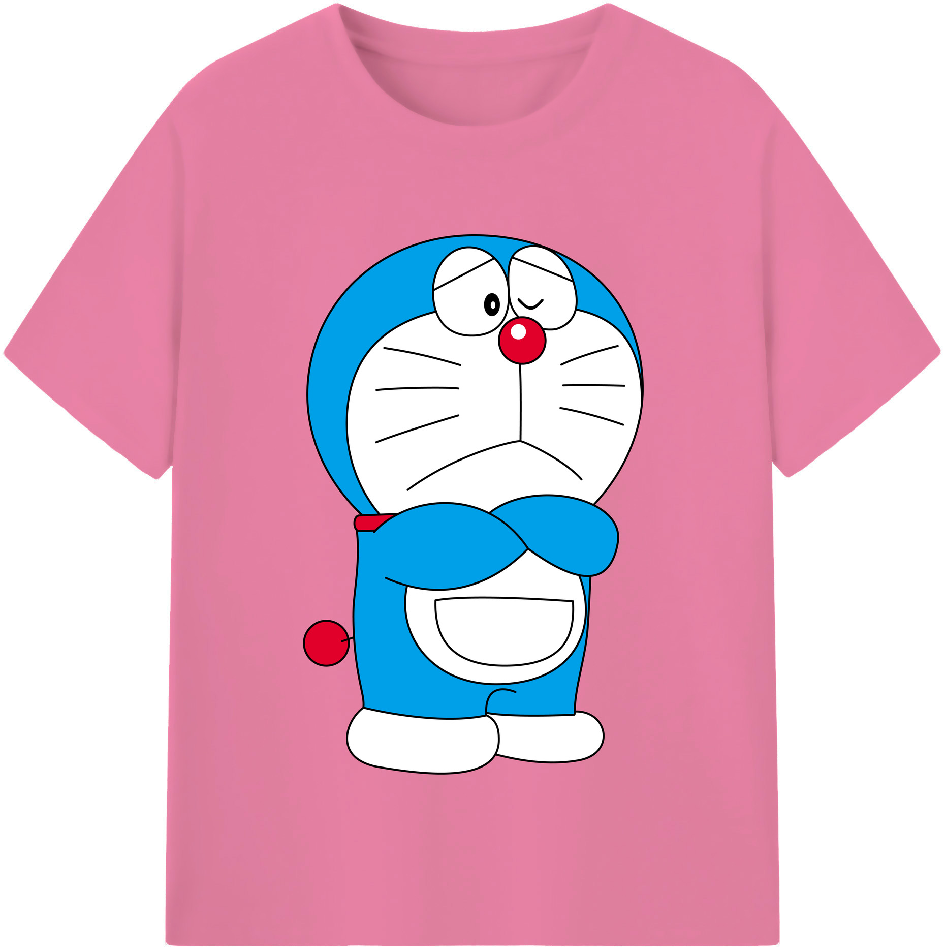（画像用） ドラえもん Doraemon 綿100％半袖Tシャツ（フロントプリント）